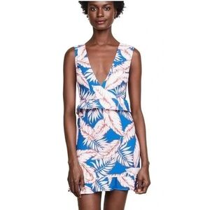 Nightwalker Elsa Leaf Print Dress, NWT